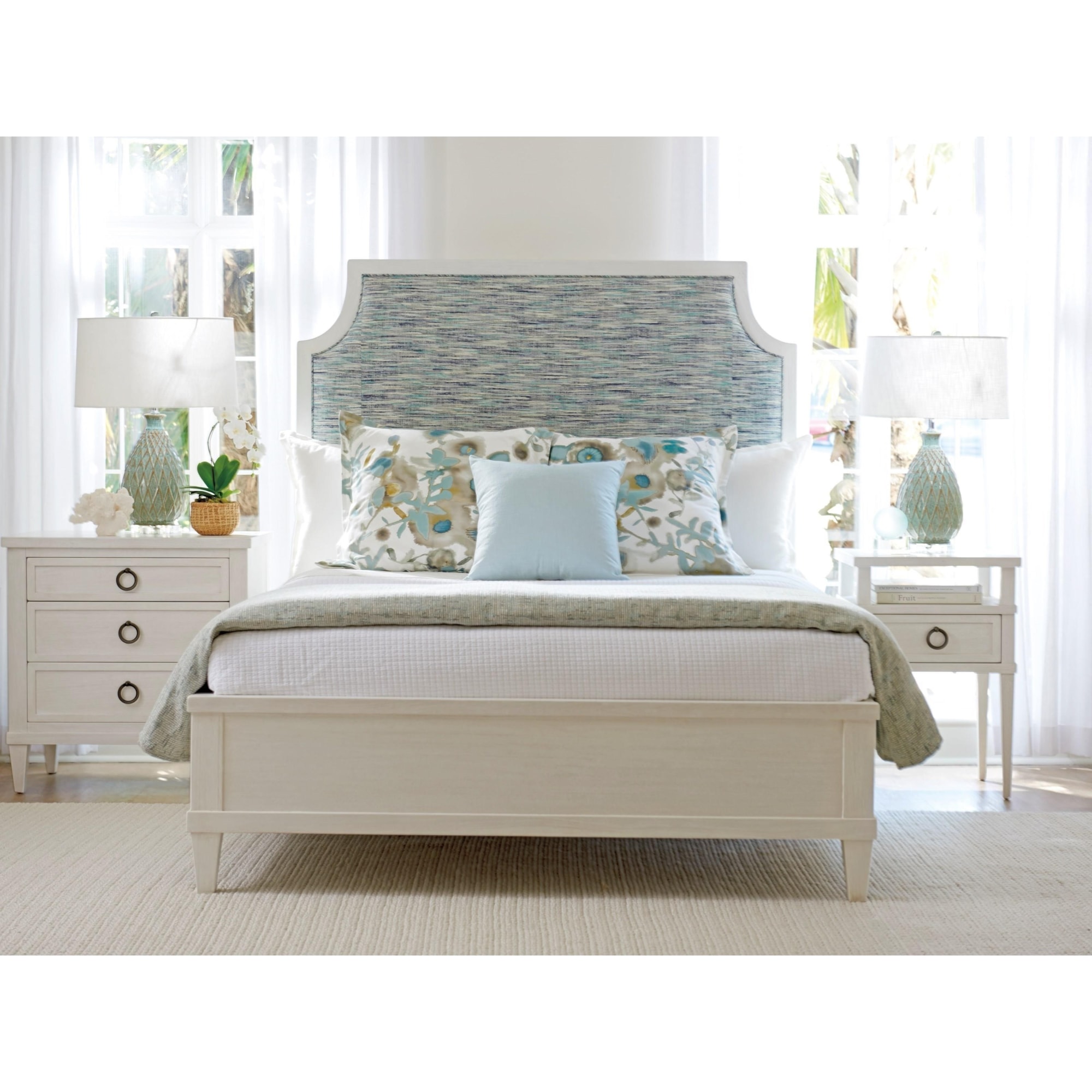 Tommy Bahama Home Ocean Breeze 320487057 Bonita 3Drawer Nightstand Baer's Furniture Nightstands